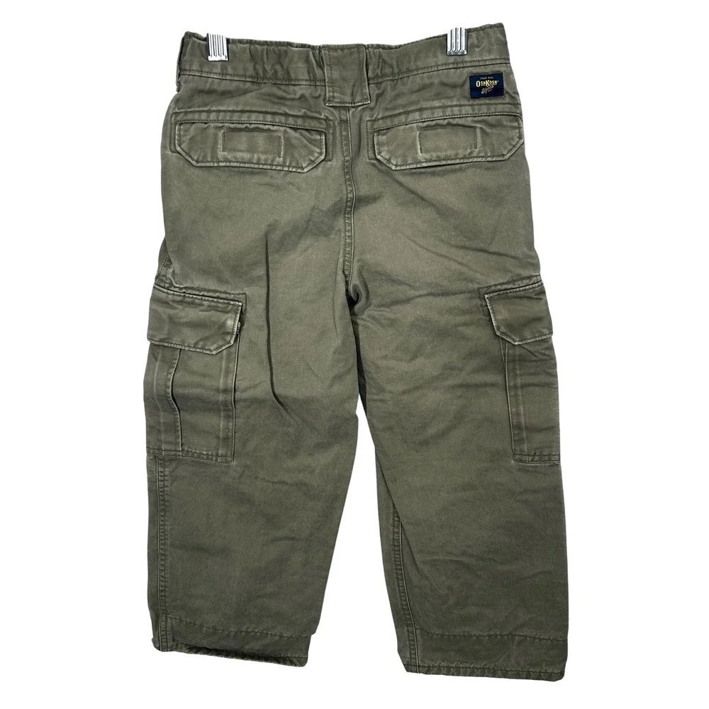 OshKosh‎ B'Gosh Boy's Green Cargo Pants Size 6